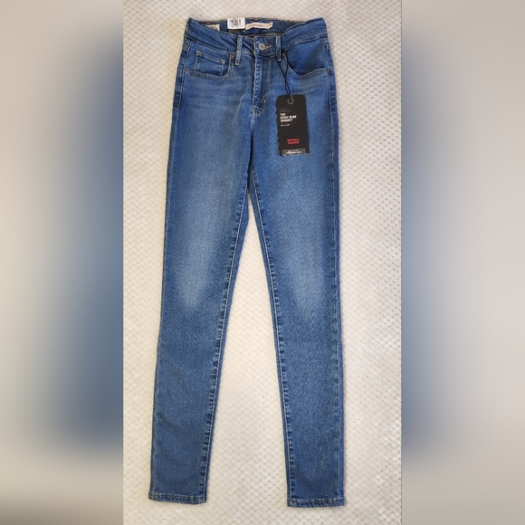 LEVI'S  721 HIGH RISE SKINNY JEANS WOMENS SIZE 25×30 NEW WITH TAGS - Picture 3 of 16